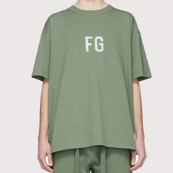 Geriausias Variantas Armijos Žalioji Viduje-iš Medvilnės marškinėliai Atspindintis Laiško Negabaritinių Tee