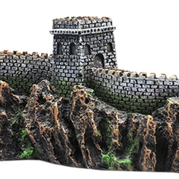Great Wall Stiliaus Rockery Žuvų Bakas Kraštovaizdžio Ornamentu Modeliavimas Amatų Akvariumo Dekoracijos, Žuvys, Pramogų Slepiasi