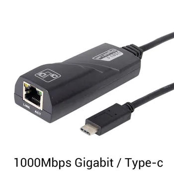 HIPERDEAL Tipas-C RJ45 Gigabit Ethernet LAN USB-C Ethernet Adapteris, suderinamas su MacBook uni 