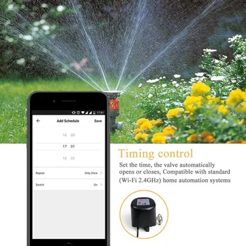 HLZS-Smart WIFI Dujų, Vandens Vožtuvas Kontrolės Namų Automatizavimo Sistema Suderinama su Alexa, Google APP