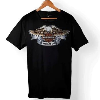 Harley Motociklo Devidson Amerikiečių T-shirt Mados Vyrų Ir Moterų Unisex Variklio Atsitiktinis Marškinėliai Summer Tee Viršuje Streetwear