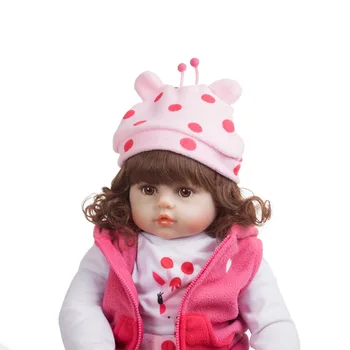 Hoomai 48cm Boneca Atgimsta Silikono Reborn Baby Lėlės Com Corpo De Silikono Menina Kūdikių Lėlės Vaikams, Gimtadienio, Kalėdų Dovana