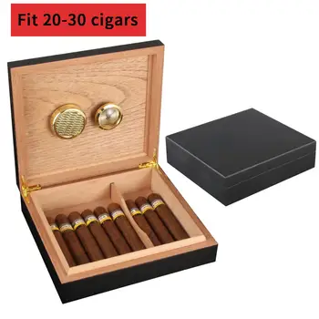 Humidoras Cigarų Atveju Cigarų Priedai Kedro Medienos Kelionės Cigarų Dėžutė su Drėkintuvas Drėgmėmačiu tinka COHIBA