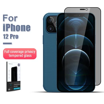 IPhone 12 Pro Stiklo Nillkin Privacy Screen Protector Anti-spy Grūdintas Stiklas iPhone 12 / 12 Pro Max /12 Mini