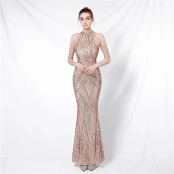 Ilgas Elegantiškas Suknelės Apynasrio China Undinė Vestidos Fiesta Suknelės