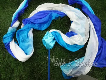 Ilgą pusė baltos spalvos-turkio spalvos-mėlyna, 1 vnt 4m*0,9 m(156