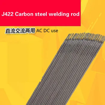 J422 Anglies plieno suvirinimo strypas 10vnt/maišas skersmuo 2.0 2.5 3.2 4.0 suvirinimo elektrodas AC DC