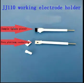JJ110 platinos elektrodo laikiklį darbo elektrodo laikiklį PTFE elektrodo laikiklį geras laidumas ir atsparumas korozijai