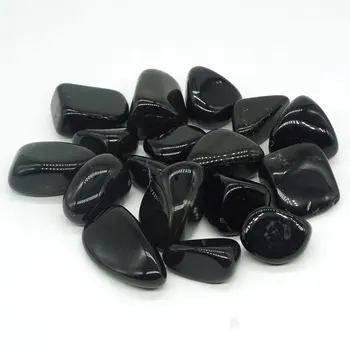 Juodasis Obsidianas Krito Akmens Nereguliarus Poliruoto Natūralaus Roko Kvarco Chakra Gydymo Dekoro Mineralų Kolekcija