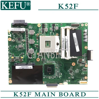 KEFU K52F originalus mainboard ASUS K52F X52F A52F Nešiojamas plokštė