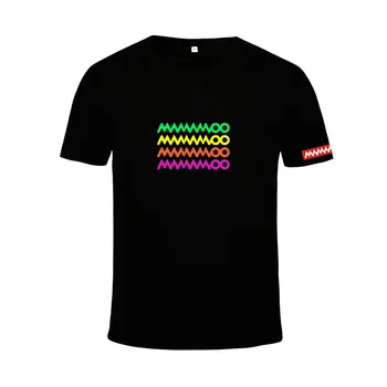 KPOP korėjos Mados Mamamoo Moo Moo Albumą Lydymosi Medvilnės Marškinėlius K-POP T Marškinėliai T-shirt PT187