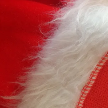 Kalėdų vaikų žaliojo suaugusiųjų high-end gold aksomo Santa Claus vaidmenų kostiumas