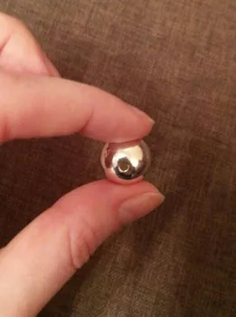 Karoliukai kamuolys Sidabro spalvos metalo karoliukai 2-16mm PASIDARYK pats Papuošalai, Apyrankės Karoliai Išvadas mados turas granulių kamuolys priedai