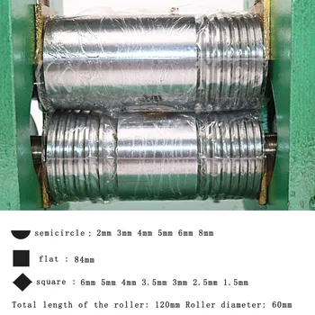 Kartu Valcavimo Staklyno Mašina Rankinis Metalo Ritinių Tiesinimo Dizaino Įrankis, Papuošalai formavimo priemonės