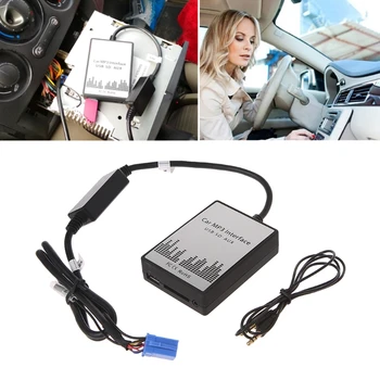 Karšto naujas USB SD AUX Automobilinį MP3 Muzikos Radijo Skaitmeninis CD Keitiklis Adapte Už Renault 8pin Clio Avantime Meistras Modus Dayton Sąsaja