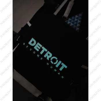 Karšto Žaidimas Detroitas: Tapti Žmogaus Kuprinė Cosplay Drobė Maišelis Šviesos Kuprinę, Kelioniniai Krepšiai