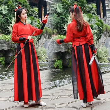 Kinijos Liaudies Kostiumas Moterims Tradicinių Hanfu Drabužių Moterų Tang Dinastijos Etape Cospaly Dress Lady Szablista, Šokių Apranga