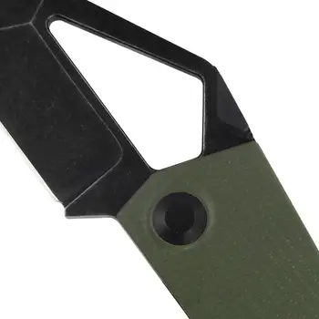 Kizer EDC Peilis Kibernetinio Peilio V2563A1 2020 Nauji Aukštos Kokybės Mini peiliukas su Tanto M390 Plieno Ašmenys & Green G10 Rankena