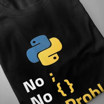 Kompiuterių Programavimo Kalba Python T Shirt Dizainas Kodas Programuotojas Homme Tee Marškinėliai Crewneck Camiseta