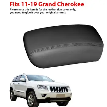 Konsolės Porankiu Mikropluošto Odos Padengti Jeep Grand Cherokee 11-19
