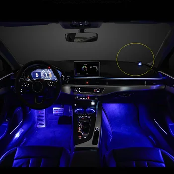 Kėlimo aukštų dažnių garsiakalbių tinka Audi A4, Aplinkos šviesos Prietaisų skydelis garsiakalbis aukštų dažnių garsiakalbių Aplinkos šviesos Sinchroninio originalas 30 spalvų