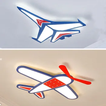 Kūrybos lėktuvo formos LED Lubų Liustra Modernus Miegamojo, Vaikų Kambario, Namo Apdailos, lempos YHJ020614