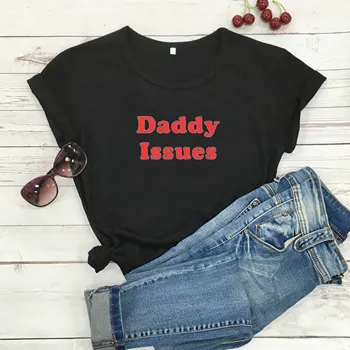 LATINDaddy Klausimus Tumblr Mergaičių Marškinėliai Estetinės Drabužių, Cukraus, Kūdikių Viršūnes Kawaii marškinėliai Aukšto mergaičių marškinėliai tees dropshipO012