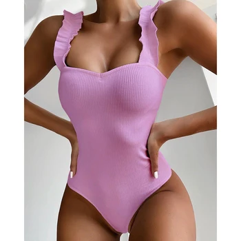 LAWEHXF Juoda Vieno Gabalo Bikini Moterų Stora montavimo Vasaros maudymosi Kostiumėliai, Maudymosi Kostiumai, Moterims Susiėmę Brazilijos Maudymosi 2021