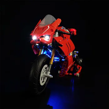 LED Apšvietimo Komplektas Ducati V4R Motociklo 42107 (LED Įtraukti Tik, Ne Rinkinyje)Žaislas Vaikams, Vaikams mokomieji Žaislai, Gimtadienio Dovana