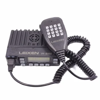 LEIXEN VV-898 Mini 25W dviejų dažnių VHF UHF 144/430MHz L/M/H:4W/10W/25W Mobiliojo Transceive Mėgėjų Automobilio Radijo Leixen UV-25HX