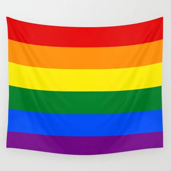 LGBT Gėjų Sienų Dangos Gobelenas, Biseksualūs, Transseksualūs Aromantic Nonbinary Horizontalus Filadelfijos Kabinti