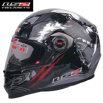 LS2 FF358 Visą Veidą Motociklo Šalmas Casco Moto Vyras Moteris Šalmas Nuimamas Objektyvo capacete ls2 Multi-colored