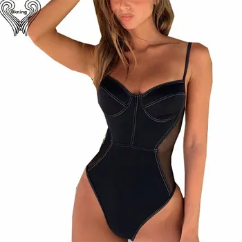 Laidinio Super Push Up Maudymosi Moterims moteriški maudymosi kostiumėlį Akių Monokini 2019 M. Vasarą Visą Plaukti Dėvėti Maudymosi Kostiumai Bikini Lydytą