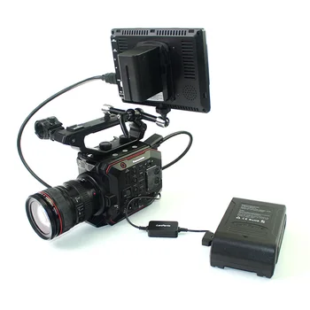 LanParte D-bakstelėkite Reguliuojamas 12 V Maitinimo Kabelį skirtą Panasonic EVA1 Sony FS7 FS5 Mark II