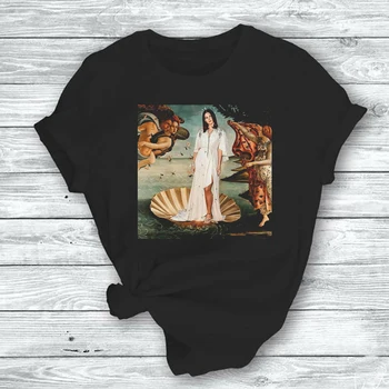 Lana Del Rey Streetwear T-Shirt Vasaros Moteriškų Rūbų Mados Marškinėliai Harajuku Vyrų Spausdinti Marškinėlius