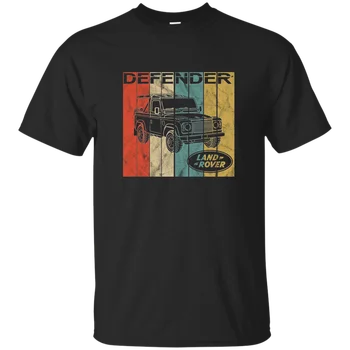 Landrover Defender 90 T-Shirt Retro Vintage 4X4 Off Road Kietas Visureigis Tee Unisex Dydis S-3XL