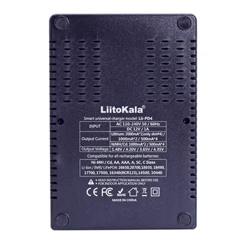 Liitokala Lii-PD4 LCD), 3,7 V 18650 18350 18500 16340 21700 20700B 20700 10440 14500 26650 1.2 V AA AAA NiMH ar ličio baterija Įkroviklis