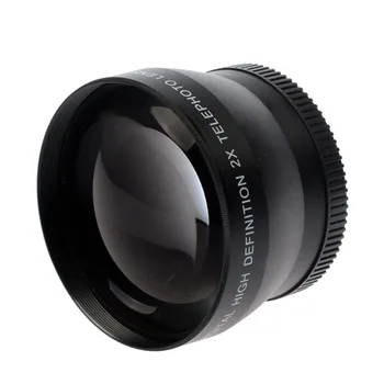 LimitX 52mm 2X didinimas Artinimo Objektyvas Nikon D3100 D3000 D3200 D3300 D5000 D5100 D5200 D5300 D5500 18-55mm Objektyvais