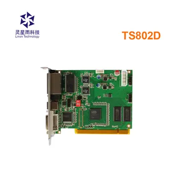 Linsn TS802D full siųsti kortelės palaikymas RV908M32 linsn receiveing kortelę p5 lauko led ekranas
