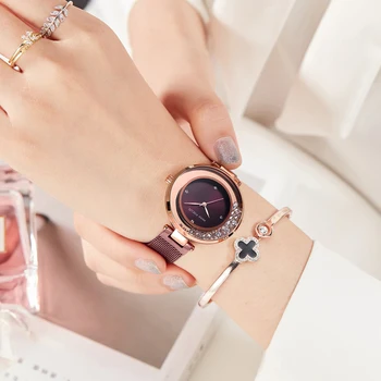 MINIFOCUS 2019 Suknelė Deimantas rankiniai laikrodžiai moterims, Apyrankė Ponios Žiūrėti Kvarco montre femme marque de luxe 2019 Lady Laikrodis