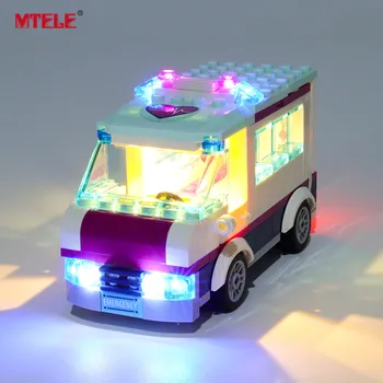 MTELE Prekės LED Light Up Kit Draugams Serijos Heartlake Ligoninės Compatile Su 41318 neįeina Modelis)