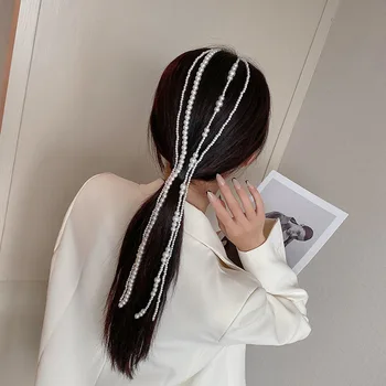 Mados Perlų Kutas Plaukų Aksesuarai 2021 Naują Pareiškimą, Didelis Plaukų Papuošalai Šukos Moterims