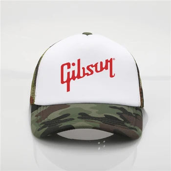 Mados Skrybėlę Gibson Spausdinimo Beisbolo kepuraitę Vyrų, Moterų Skrybėlės Jaunimo Vasaros Saulės, Skrybėlę Gibson hip-hop Skrybėlę Grafiti Beisbolo kepuraitę