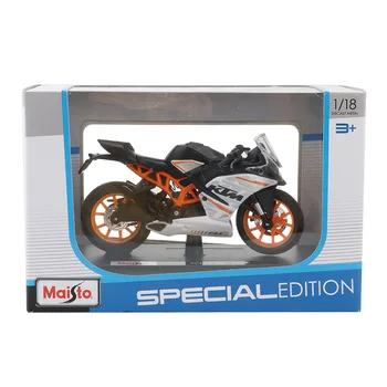 Maisto Lydinio, 1:18 Motociklo Modelis Žaislas Modeliavimas KTM RC 390 Motociklą Transporto Sporto Lenktynių Automobilio Modelio Surinkimo Žaislai Vaikams
