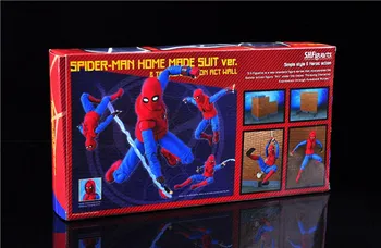 Marvel SpiderMan Namų Kostiumas Deluxe Edition su Statybos 15cm BJD 