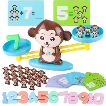 Matematikos Rungtynės Žaidimo Lentos Žaislai Monkey Rungtynės Pusiausvyros Skalės Skaičius Pusiausvyrą Žaidimas Vaikams Švietimo Žaislas Mokytis
