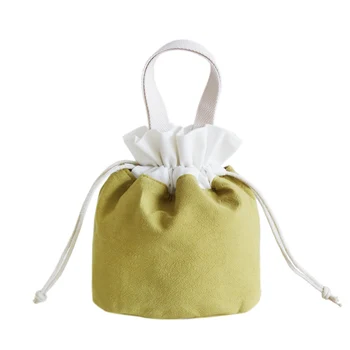 Mažas šviežių medvilnės ir lino rankinės panele Mamyte maišas maišas vientisos spalvos šviesos kišenėje Atsitiktinis Entire