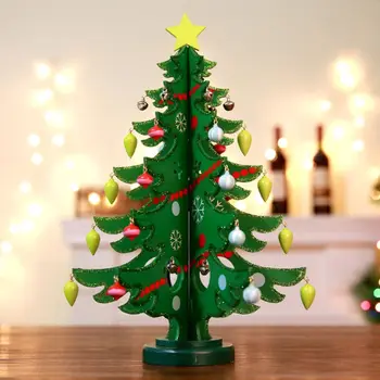 Mediniai Žalia Eglute Medinių Kalėdų Eglutė Langą Stalo Rekvizitai