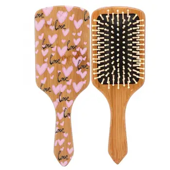 Medinės Šukos Profesionalus Masažas Hairbrush Šukos Galvos Plaukų Priežiūros Sveiką Bambuko Šukomis Galvos Oda, Plaukų Priežiūra