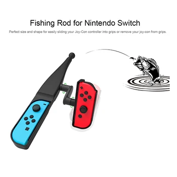 Meškere Polių Prop Nintendo Jungiklis Džiaugsmas-Con Žvejybos Žaidimas Rinkinys, skirtas Perjungti Valdytojas Žaidimas Priedai